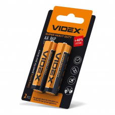Батарейка солевая Videx R6P/AA 2шт SMALL BLIST