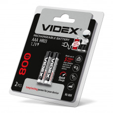 Аккумуляторы Videx HR03 / AAA 800mAh double blister/2шт